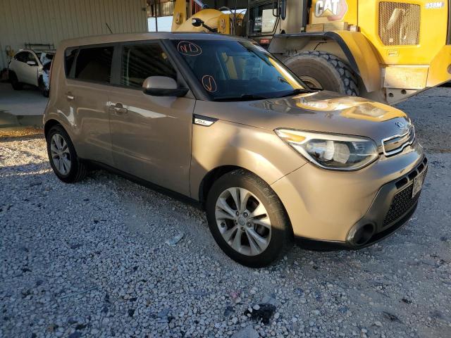 KNDJP3A5XF7163539 - 2015 KIA SOUL + BROWN photo 4