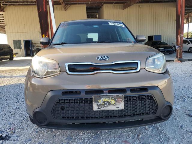 KNDJP3A5XF7163539 - 2015 KIA SOUL + BROWN photo 5