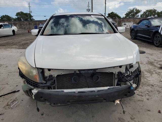 1HGCP3F80CA008347 - 2012 HONDA ACCORD EXL WHITE photo 5