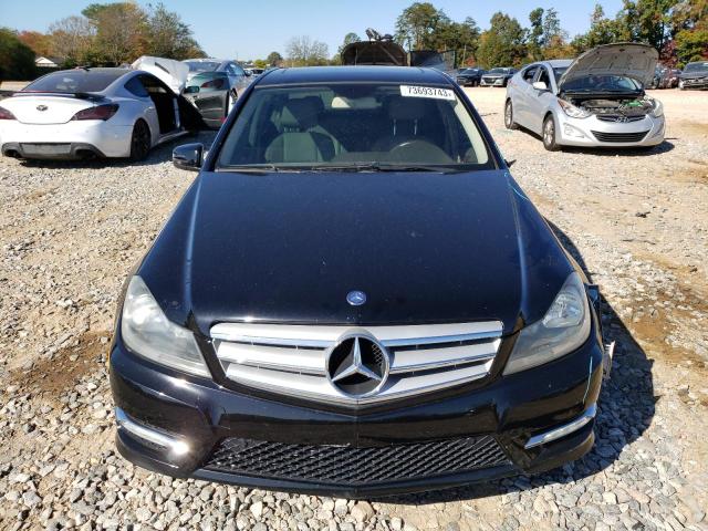 WDDGF4HB8CA608573 - 2012 MERCEDES-BENZ C 250 BLACK photo 5