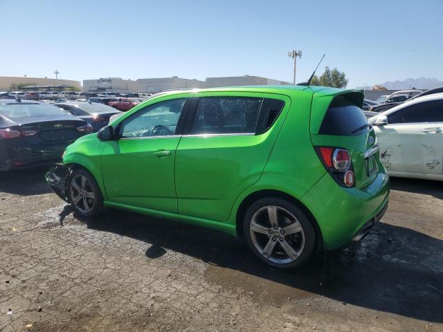 1G1JH6SB9E4208272 - 2014 CHEVROLET SONIC RS GREEN photo 2