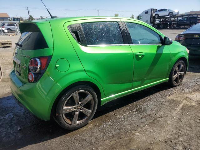 1G1JH6SB9E4208272 - 2014 CHEVROLET SONIC RS GREEN photo 3