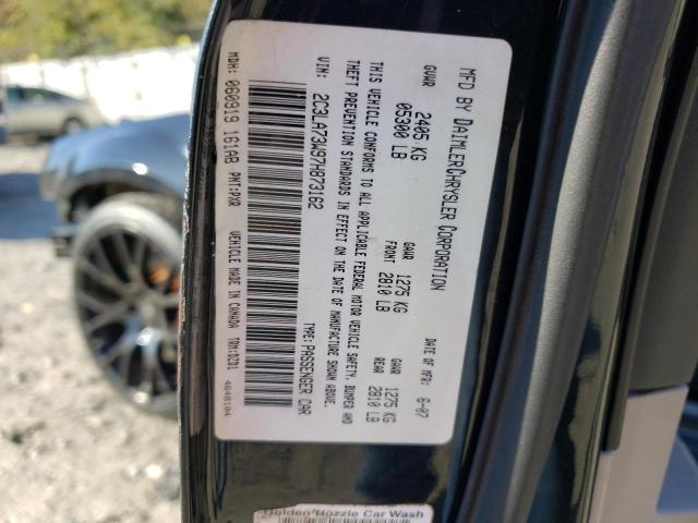 2C3LA73W97H873162 - 2007 CHRYSLER 300C SRT-8 BLACK photo 12