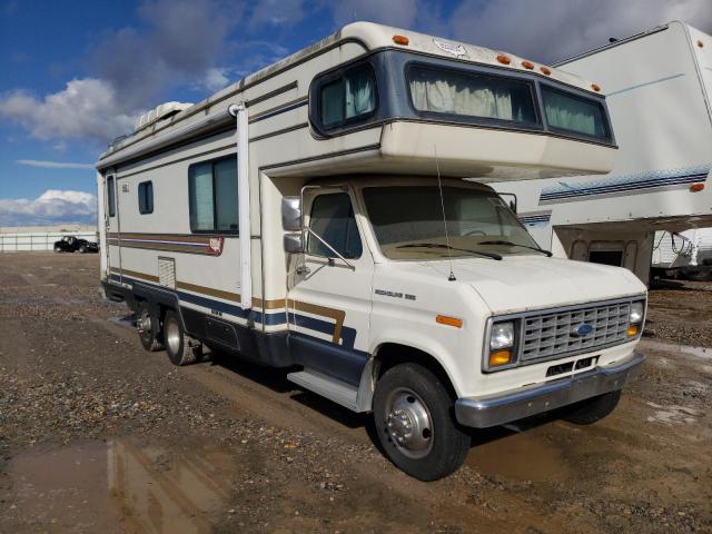 1FDKE30L5FHB78000 - 1985 FORD ECONOLINE E350 CUTAWAY VAN BEIGE photo 1