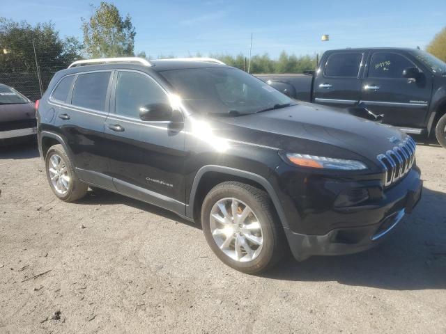 1C4PJMDB0EW216224 - 2014 JEEP CHEROKEE LIMITED BLACK photo 4