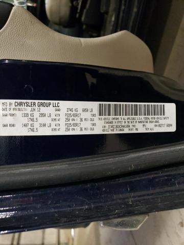 2C4RC1BGXCR401094 - 2012 CHRYSLER TOWN & COU TOURING 蓝色 照片 13