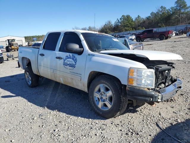 3GCUKUEJ3CG263491 - 2012 CHEVROLET SILVERADO K1500 HYBRID WHITE photo 4