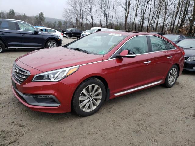 5NPE34AF8GH430718 - 2016 HYUNDAI SONATA SPORT RED photo 1