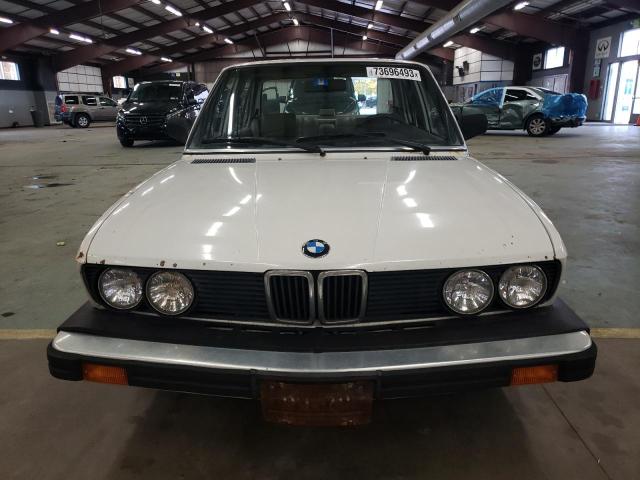 WBADK8304H9706737 - 1987 BMW 528 E AUTOMATIC WHITE photo 5