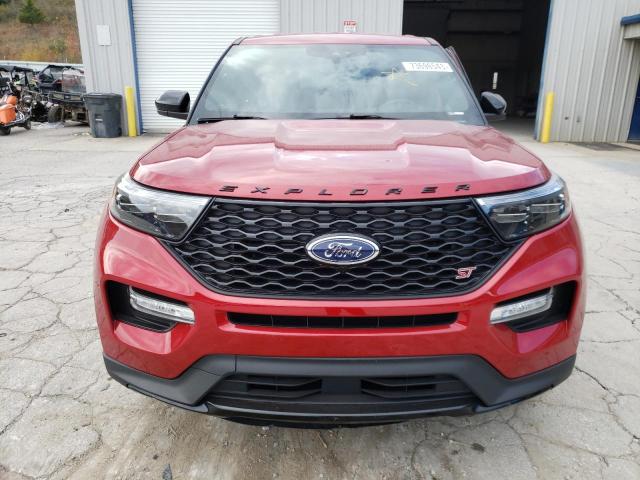 1FM5K8GC8NGB32545 - 2022 FORD EXPLORER ST RED photo 5