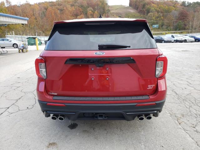 1FM5K8GC8NGB32545 - 2022 FORD EXPLORER ST RED photo 6