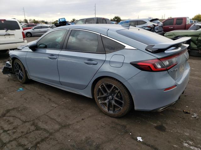 19XFL1G81NE000221 - 2022 HONDA CIVIC SPORT TOURING Сұр фото 2