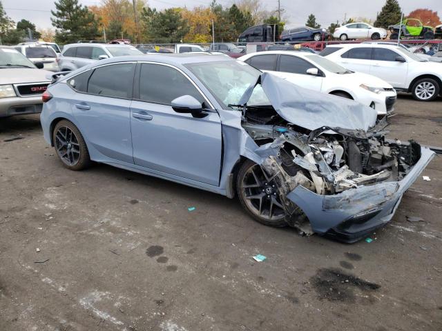 19XFL1G81NE000221 - 2022 HONDA CIVIC SPORT TOURING Сұр фото 4