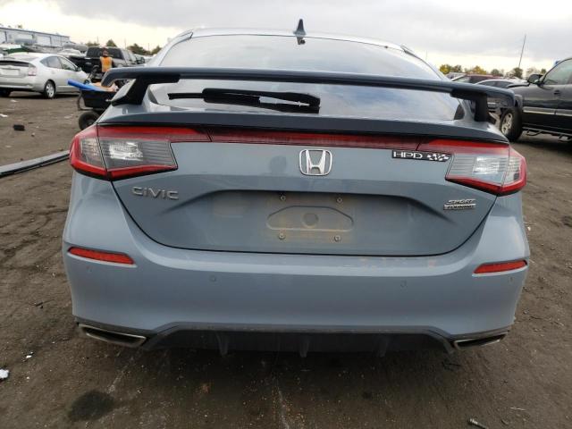 19XFL1G81NE000221 - 2022 HONDA CIVIC SPORT TOURING Сұр фото 6