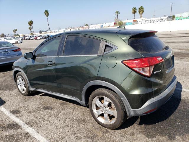 3CZRU5H59GM712579 - 2016 HONDA HR-V EX GREEN photo 2