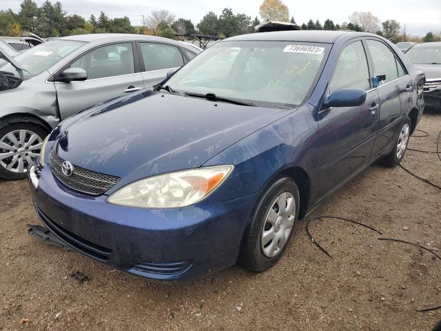 4T1BE32K63U168633 - 2003 TOYOTA CAMRY LE BLUE photo 1