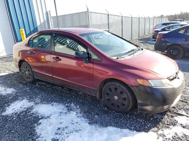 2HGFA16258H025488 - 2008 HONDA CIVIC DX RED photo 4