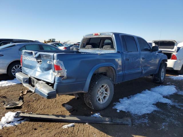 1B7HG38N12S551903 - 2002 DODGE DAKOTA QUAD SPORT BLUE photo 3