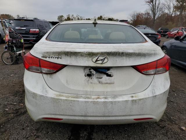 5NPDH4AE5DH263055 - 2013 HYUNDAI ELANTRA GLS WHITE photo 6