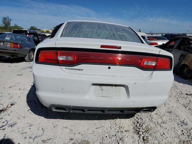 2C3CDXAG3CH240170 - 2012 DODGE CHARGER POLICE WHITE photo 6