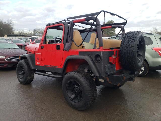 1J4FY29P1WP713501 - 1998 JEEP WRANGLER / SE RED photo 2