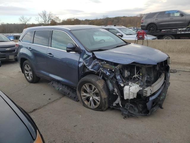 5TDJKRFH4FS147105 - 2015 TOYOTA HIGHLANDER XLE BLUE photo 4