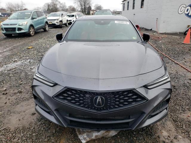 19UUB5F54MA013816 - 2021 ACURA TLX TECH A GRAY photo 5