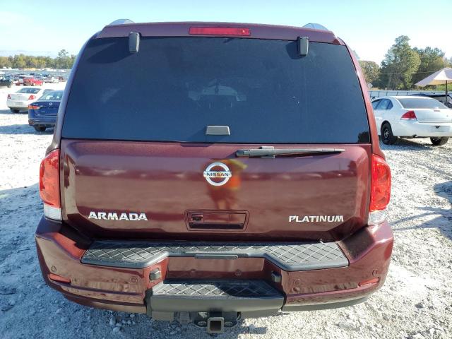 5N1BA0NF9DN600703 - 2013 NISSAN ARMADA PLATINUM RED photo 6