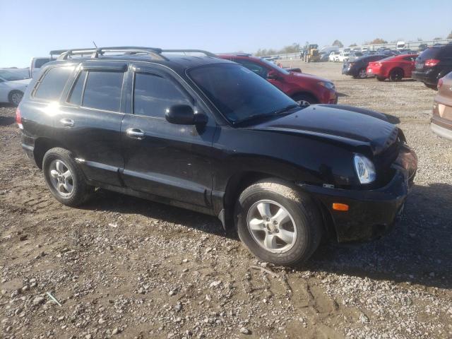 KM8SC73E76U053923 - 2006 HYUNDAI SANTA FE GLS BLACK photo 4