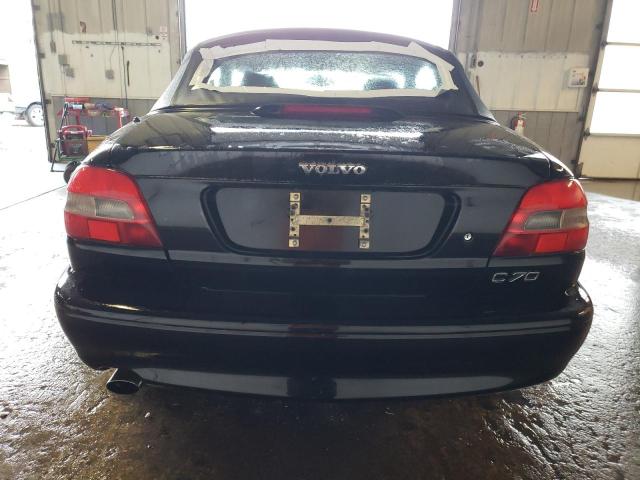 YV1NC53DX2J028534 - 2002 VOLVO C70 BLACK photo 6