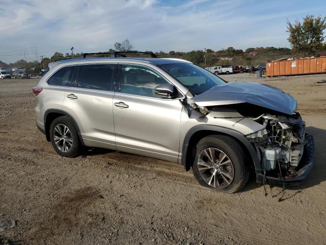 5TDJKRFH5GS506429 - 2016 TOYOTA HIGHLANDER XLE SILVER photo 4