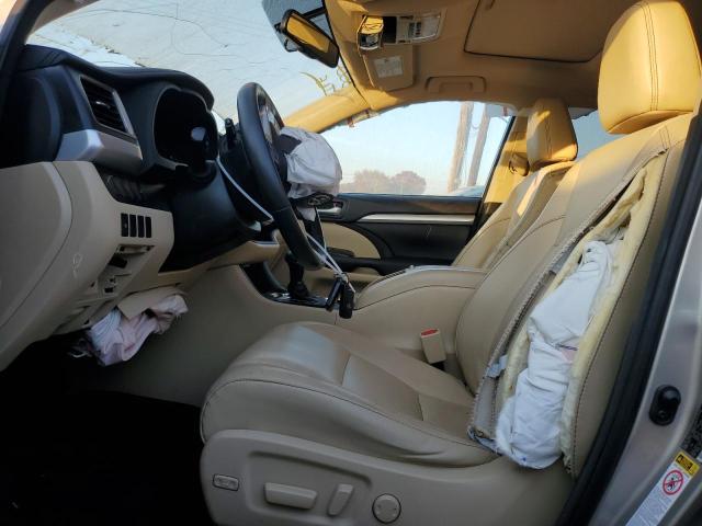 5TDJKRFH5GS506429 - 2016 TOYOTA HIGHLANDER XLE SILVER photo 7