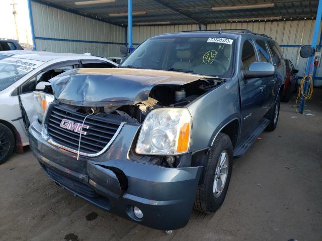 1GKUKKE33AR256578 - 2010 GMC YUKON XL K1500 SLT TEAL photo 1