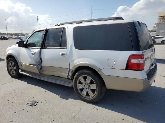 1FMJK1J50AEB68381 - 2010 FORD EXPEDITION EL EDDIE BAUER WHITE photo 2