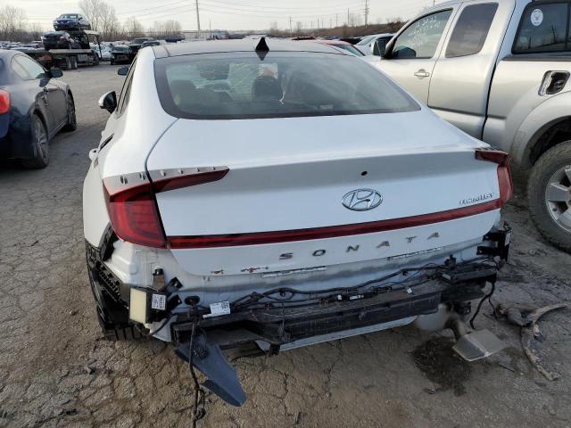 5NPEH4J26MH102210 - 2021 HYUNDAI SONATA LIMITED WHITE photo 6