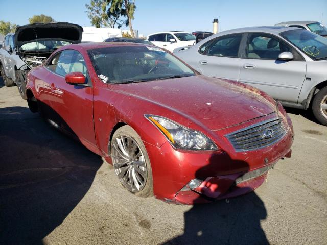 JN1CV6FE4EM900598 - 2014 INFINITI Q60 BASE RED photo 4