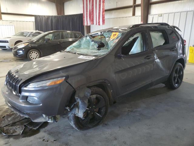 1C4PJLCB9JD542945 - 2018 JEEP CHEROKEE LATITUDE GRAY photo 1