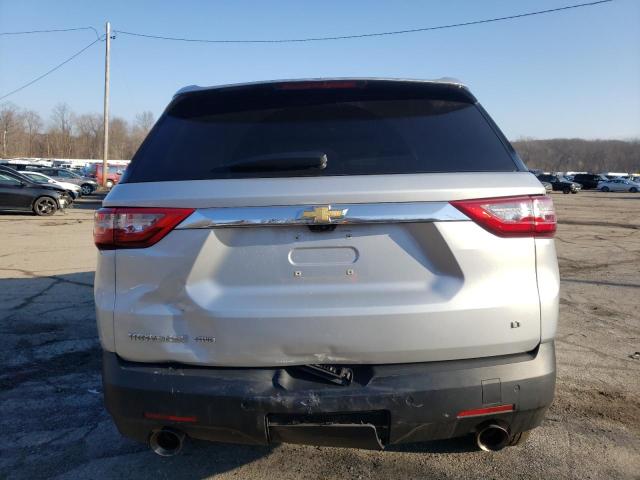 1GNEVHKW8KJ128059 - 2019 CHEVROLET TRAVERSE LT SILVER photo 6