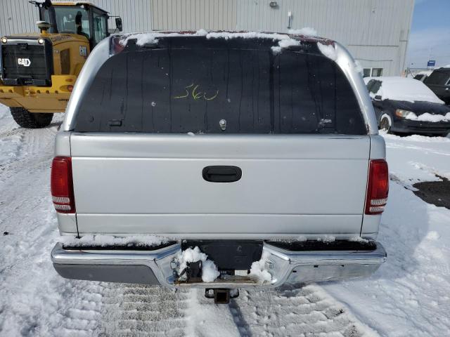 1B7GG2AN71S160964 - 2001 DODGE DAKOTA QUAD SILVER photo 6