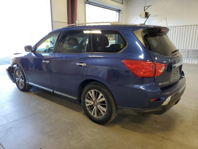 5N1DR2MN3JC629594 - 2018 NISSAN PATHFINDER S BLUE photo 2
