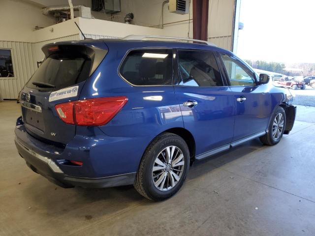 5N1DR2MN3JC629594 - 2018 NISSAN PATHFINDER S BLUE photo 3