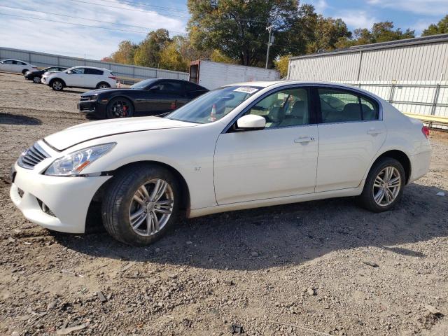 JN1CV6ARXFM523173 - 2015 INFINITI Q40 WHITE photo 1