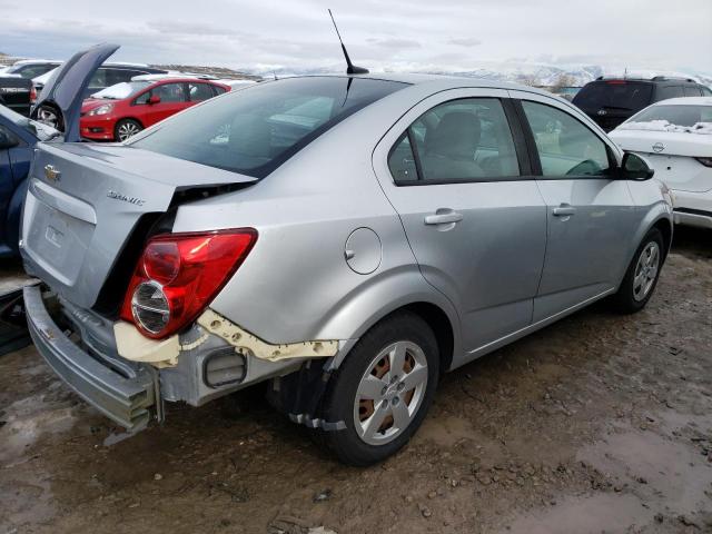 1G1JA5SH8D4229261 - 2013 CHEVROLET SONIC LS 银色 照片 3