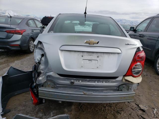 1G1JA5SH8D4229261 - 2013 CHEVROLET SONIC LS 银色 照片 6