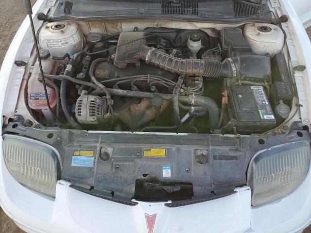 1G2JB524X17276968 - 2001 PONTIAC SUNFIRE SE WHITE photo 11