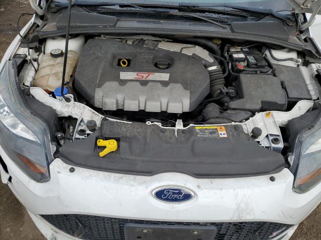 1FADP3L96DL135647 - 2013 FORD FOCUS ST WHITE photo 11