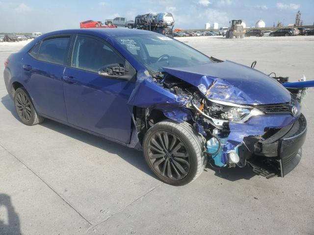 5YFBURHE8GP535403 - 2016 TOYOTA COROLLA L BLUE photo 4