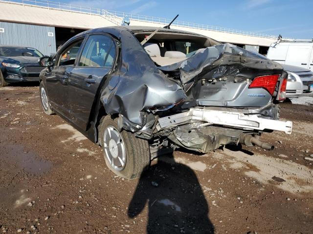 JHMFA36279S006380 - 2009 HONDA CIVIC HYBRID GRAY photo 2