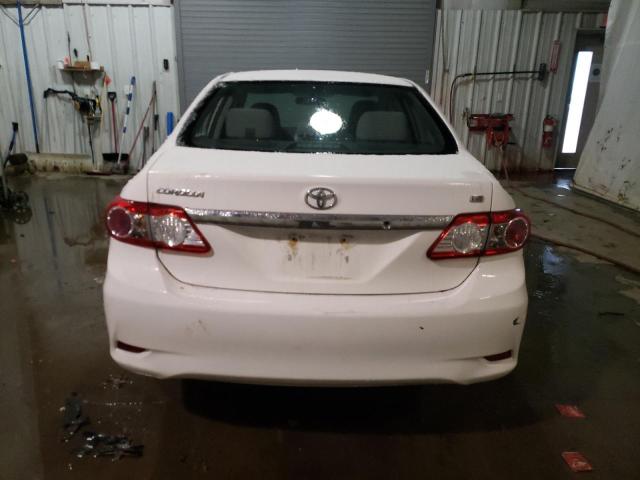 2T1BU4EE3CC769840 - 2012 TOYOTA COROLLA BASE WHITE photo 6