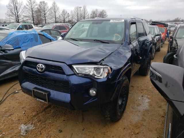 JTEBU5JR9J5597043 - 2018 TOYOTA 4RUNNER SR5/SR5 PREMIUM BLUE photo 1